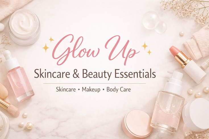 ✨ glow up skincare & beauty essentials